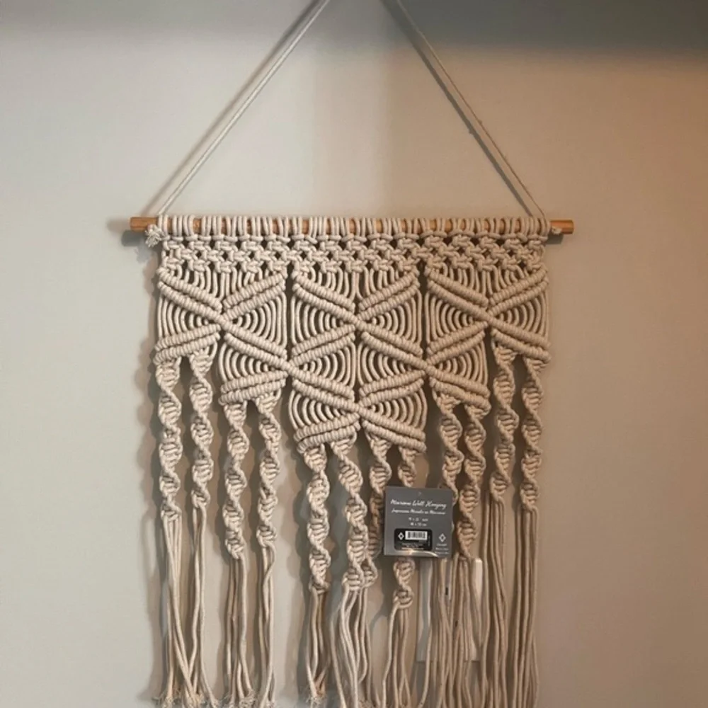 Handcrafted Macramé Wall Hanging - Cream